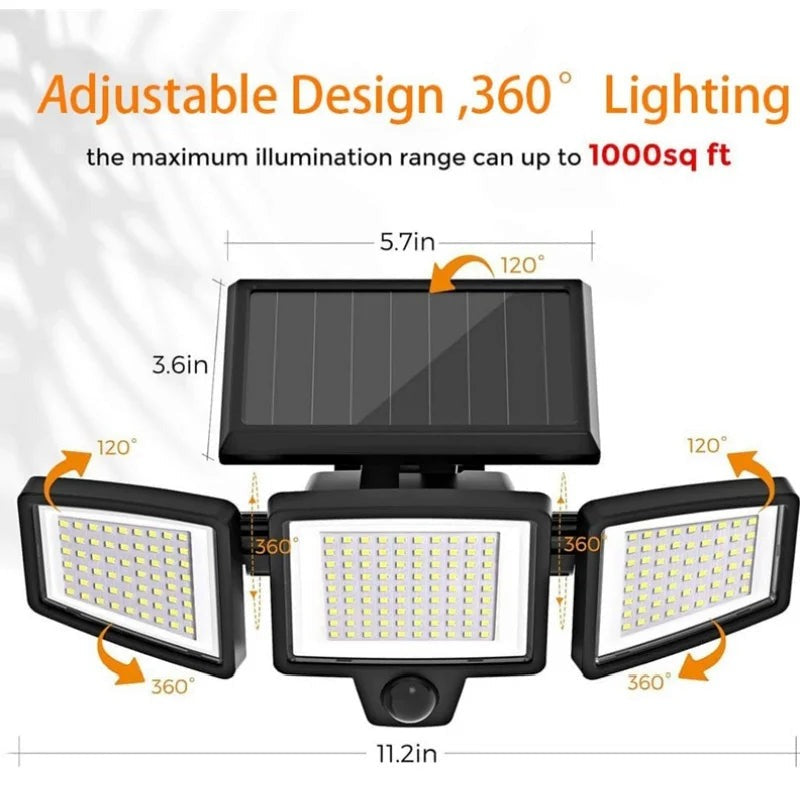 LumiPro™ Mocna lampa zewnętrzna