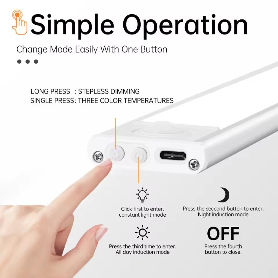 LumiShelf™ Lampa z czujnikiem ruchu