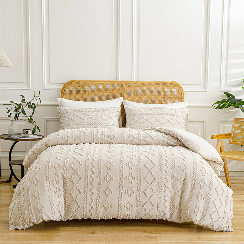 LuxeBed™ Zestaw pościeli z tłoczonymi detalami