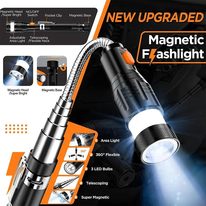MagnoGrab™ Latarka teleskopowa z magnesem