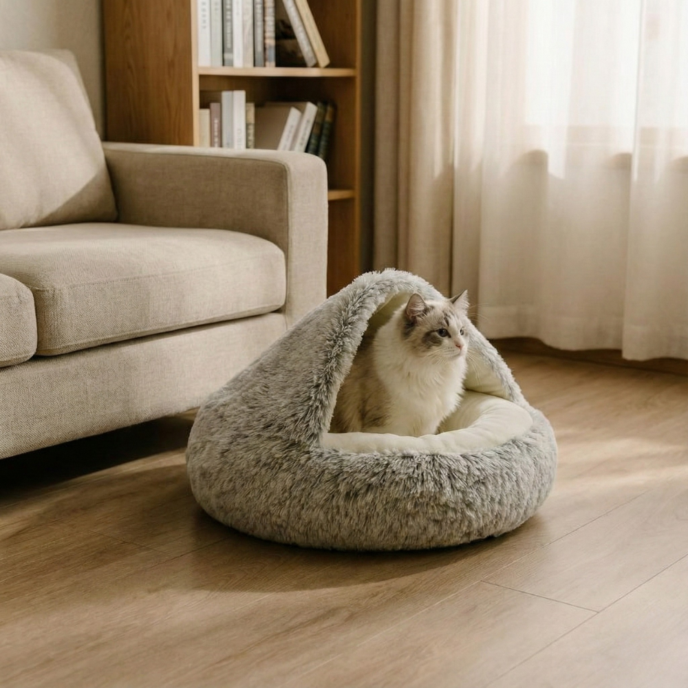 MeowLounge™ Miękkie legowisko dla kota