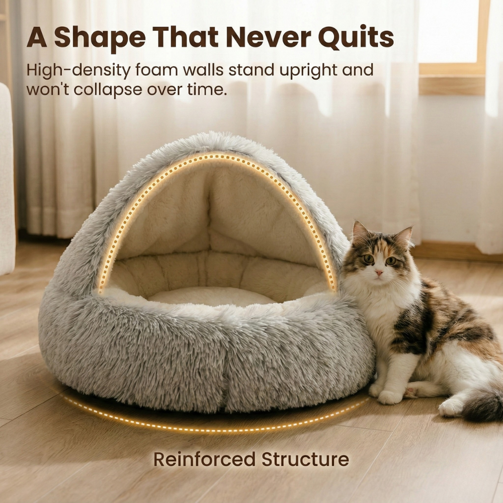 MeowLounge™ Miękkie legowisko dla kota