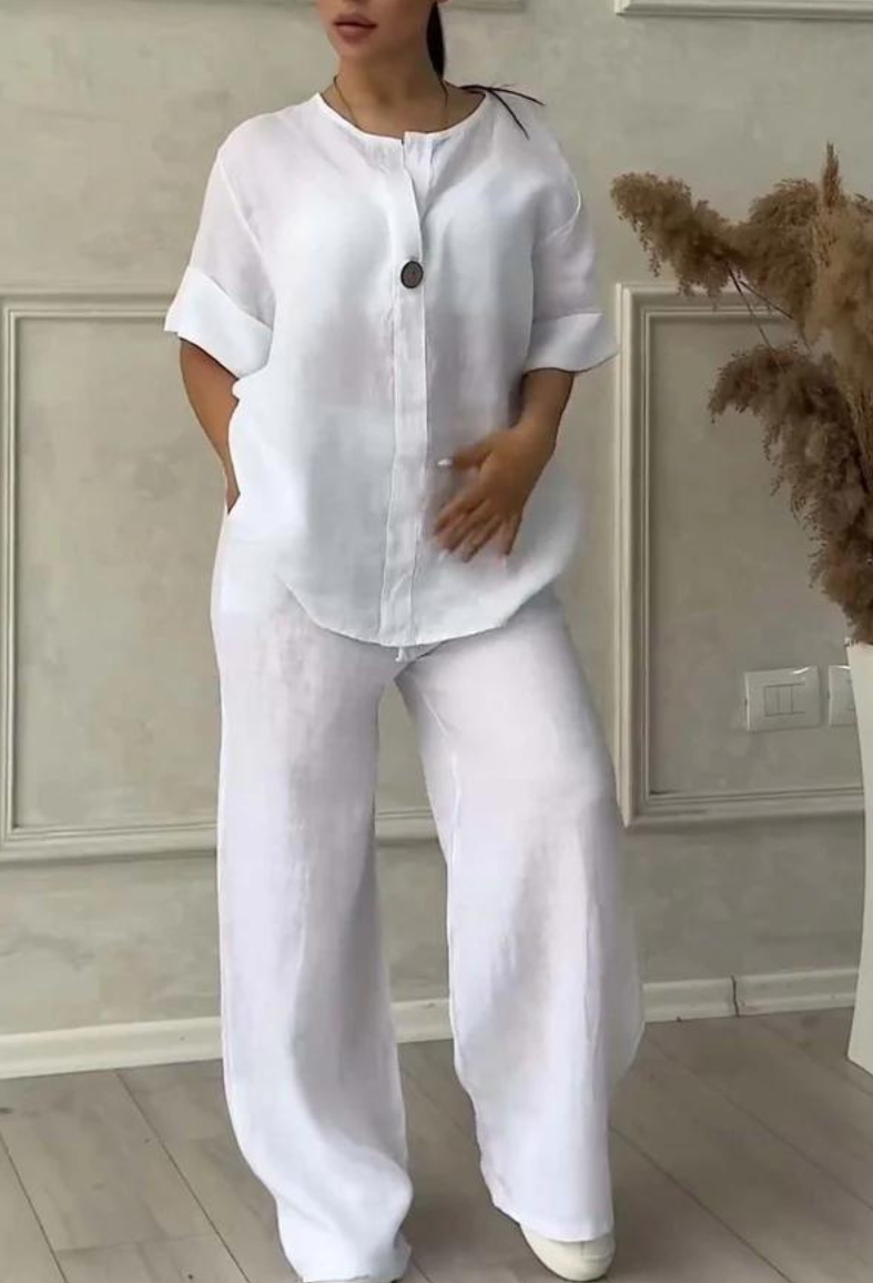 Myra Brown™ 2-częściowy swobodny kompet letni