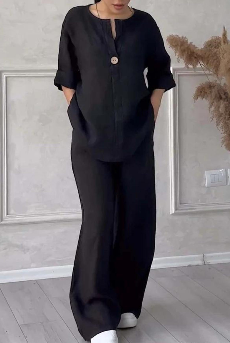 Myra Brown™ 2-częściowy swobodny kompet letni