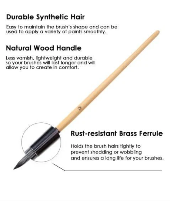 NaturBrush™ Zestaw 24 pędzli