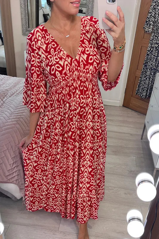 Nerina™ Sukienka w Kwiaty w Stylu Boho