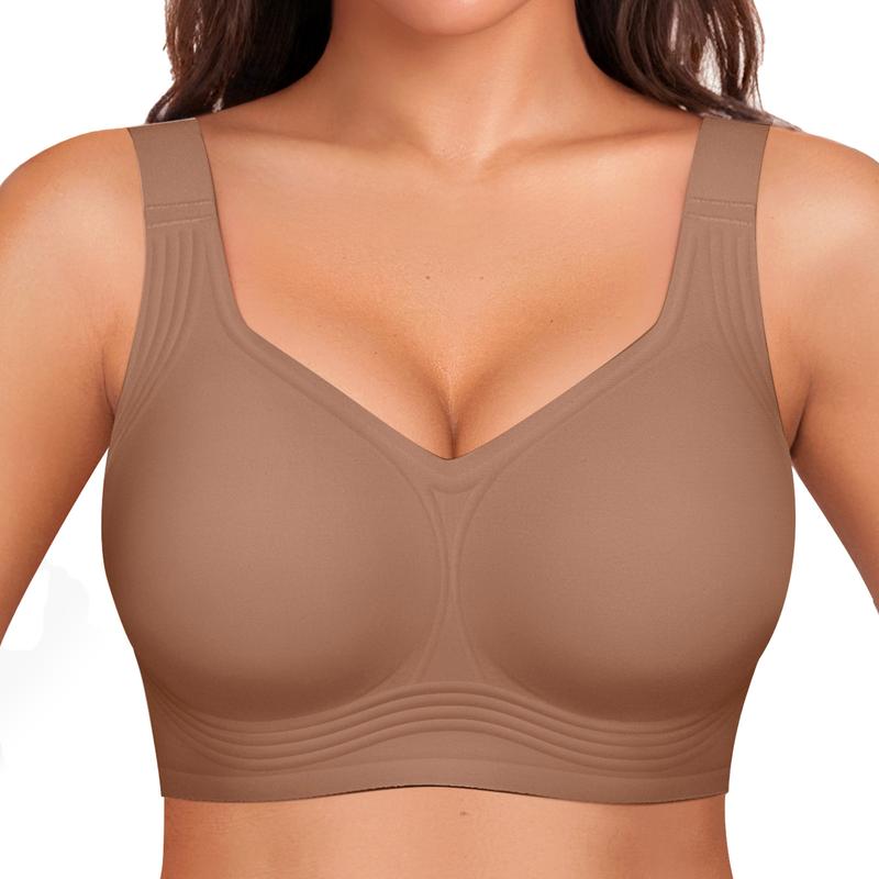 Nicoletta Rini™ Biustonosz bezszwowy z 4-warstwową wkładką żelową