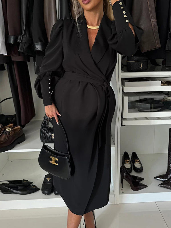 Nina Carlisi™️ Elegancka marynarka z dekoltem w szpic