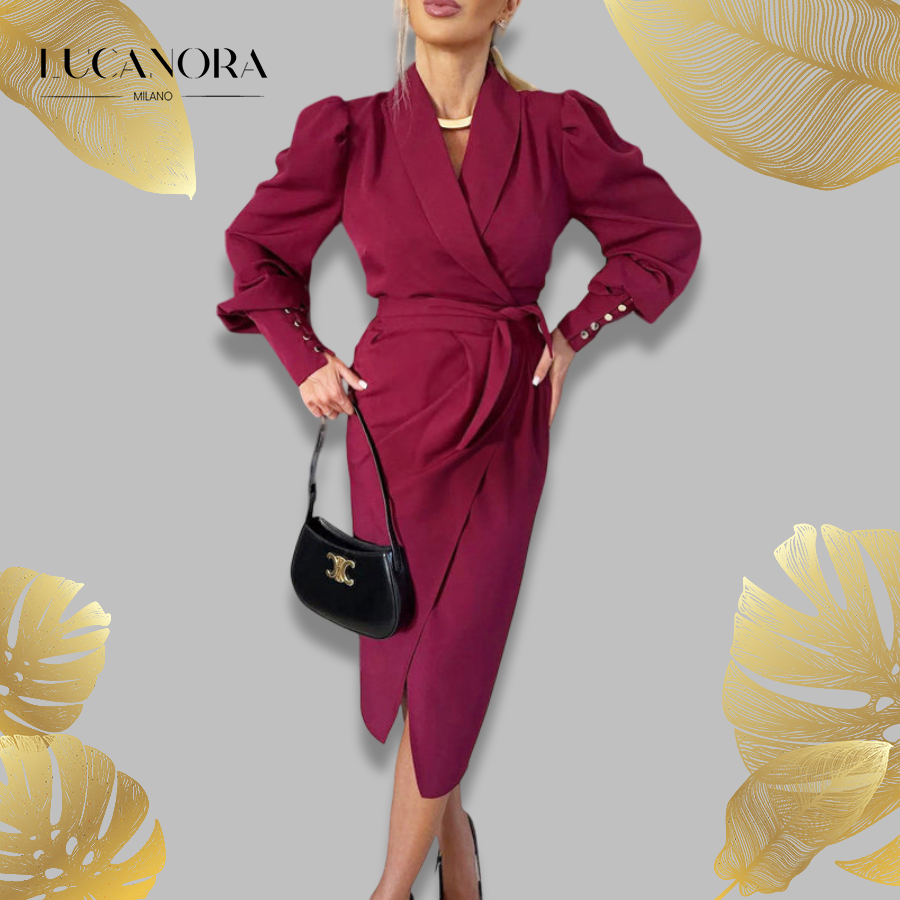 Nina Carlisi™️ Elegancka marynarka z dekoltem w szpic