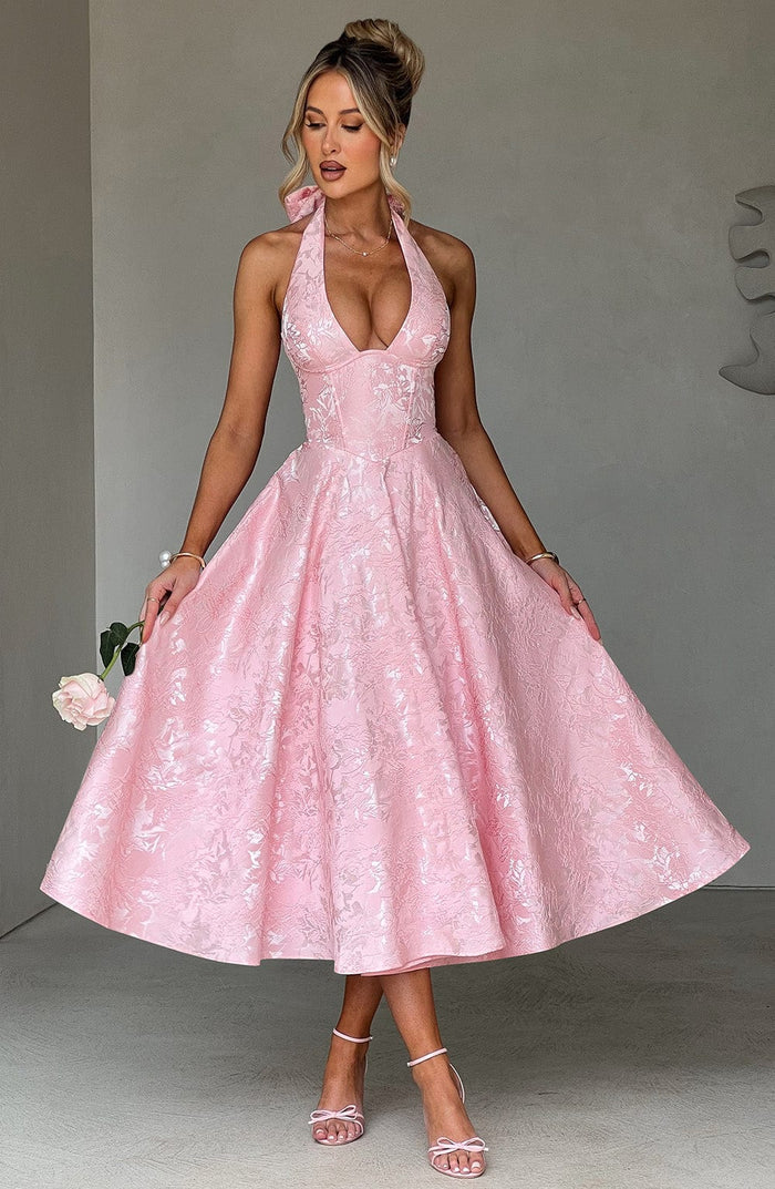 Olivia Teodoro™ Elegancka romantyczna sukienka midi