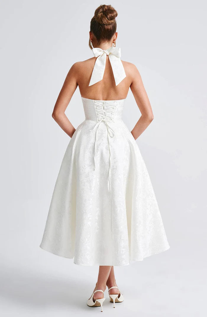 Olivia Teodoro™ Elegancka romantyczna sukienka midi