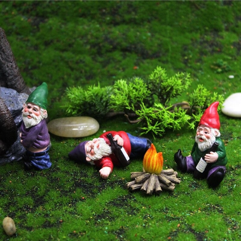 TipsyGnomes™ Pijane Krasnale Ogrodowe