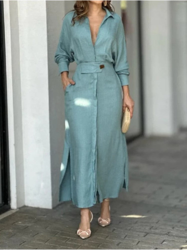 Orsina Milano™ Elegancka i nowoczesna długa sukienka