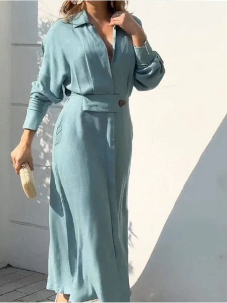 Orsina Milano™ Elegancka i nowoczesna długa sukienka