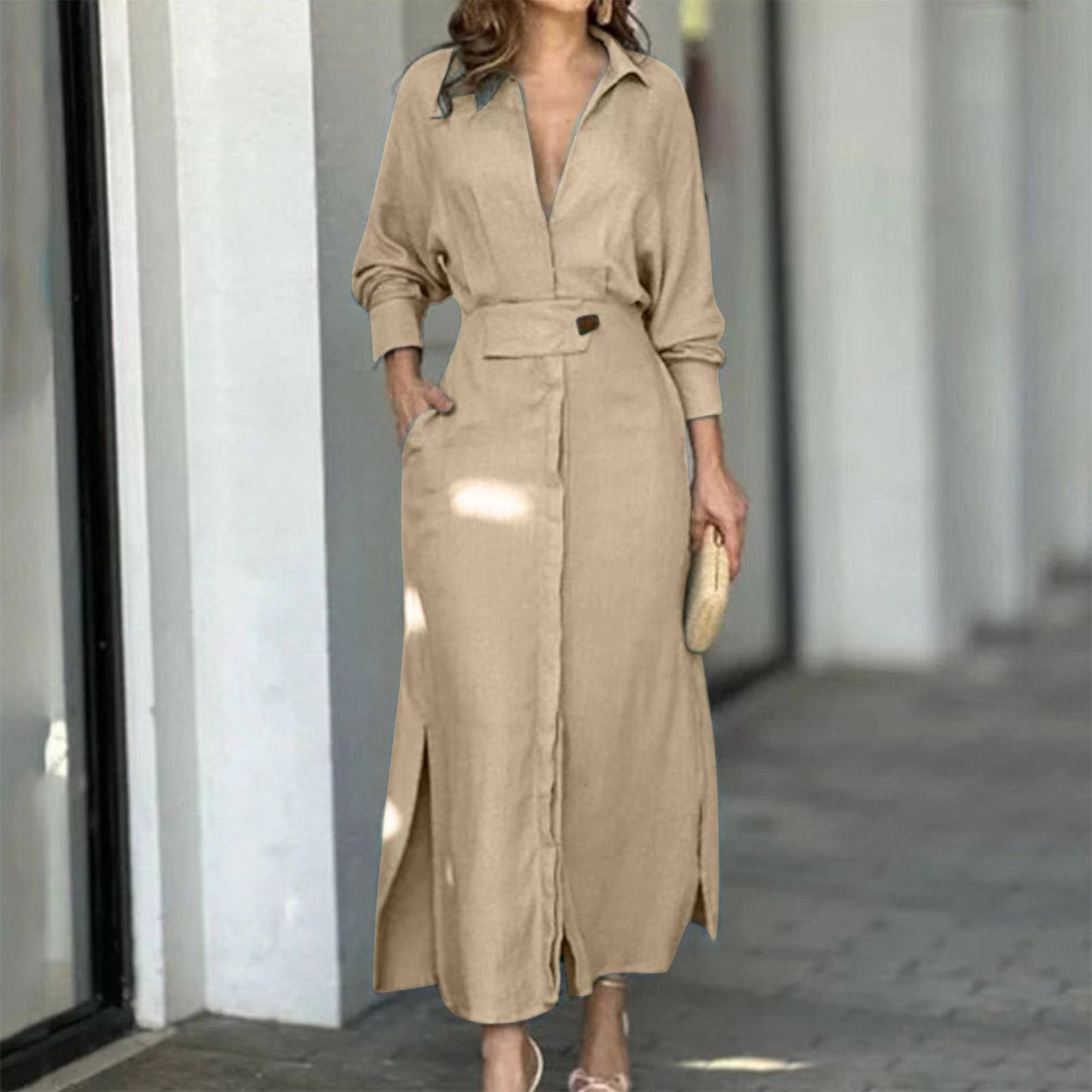 Orsina Milano™ Elegancka i nowoczesna długa sukienka