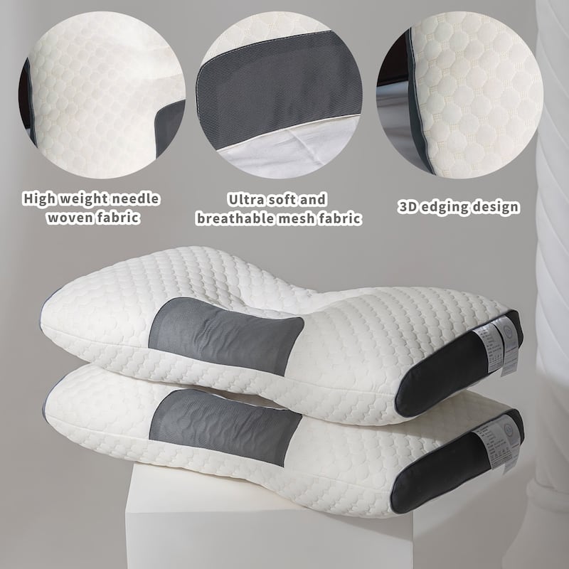 PearlCloud™ Miękka poduszka ergonomiczna do spania