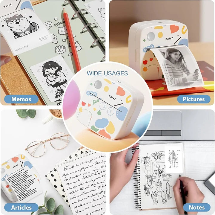 PrintMate™ Przenośna mini drukarka
