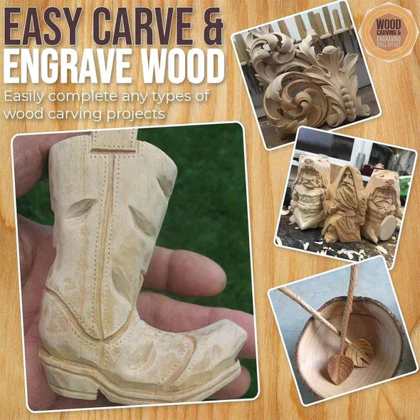 ProCraft Kit™️ Wiertła do grawerowania w drewnie