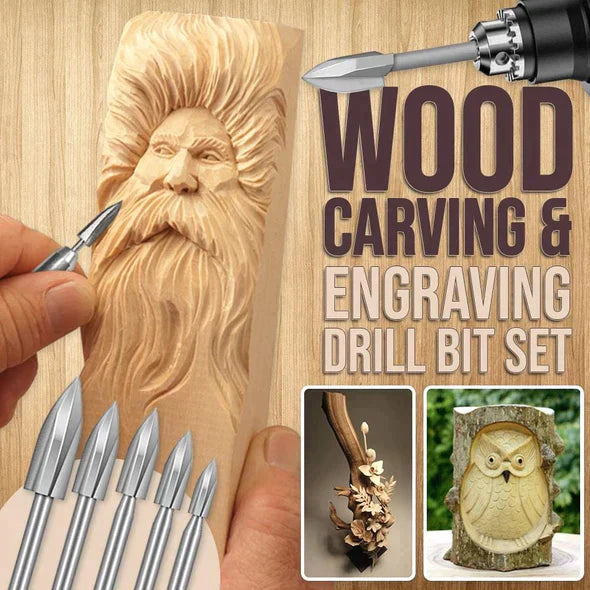 ProCraft Kit™️ Wiertła do grawerowania w drewnie