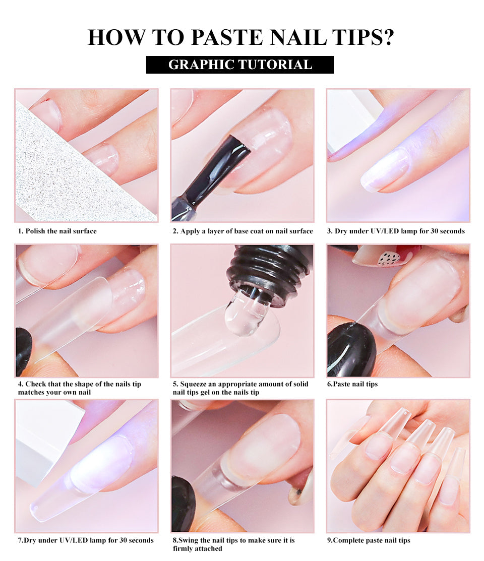 ProNail™ Zestaw do manicure żelowego z lampą LED