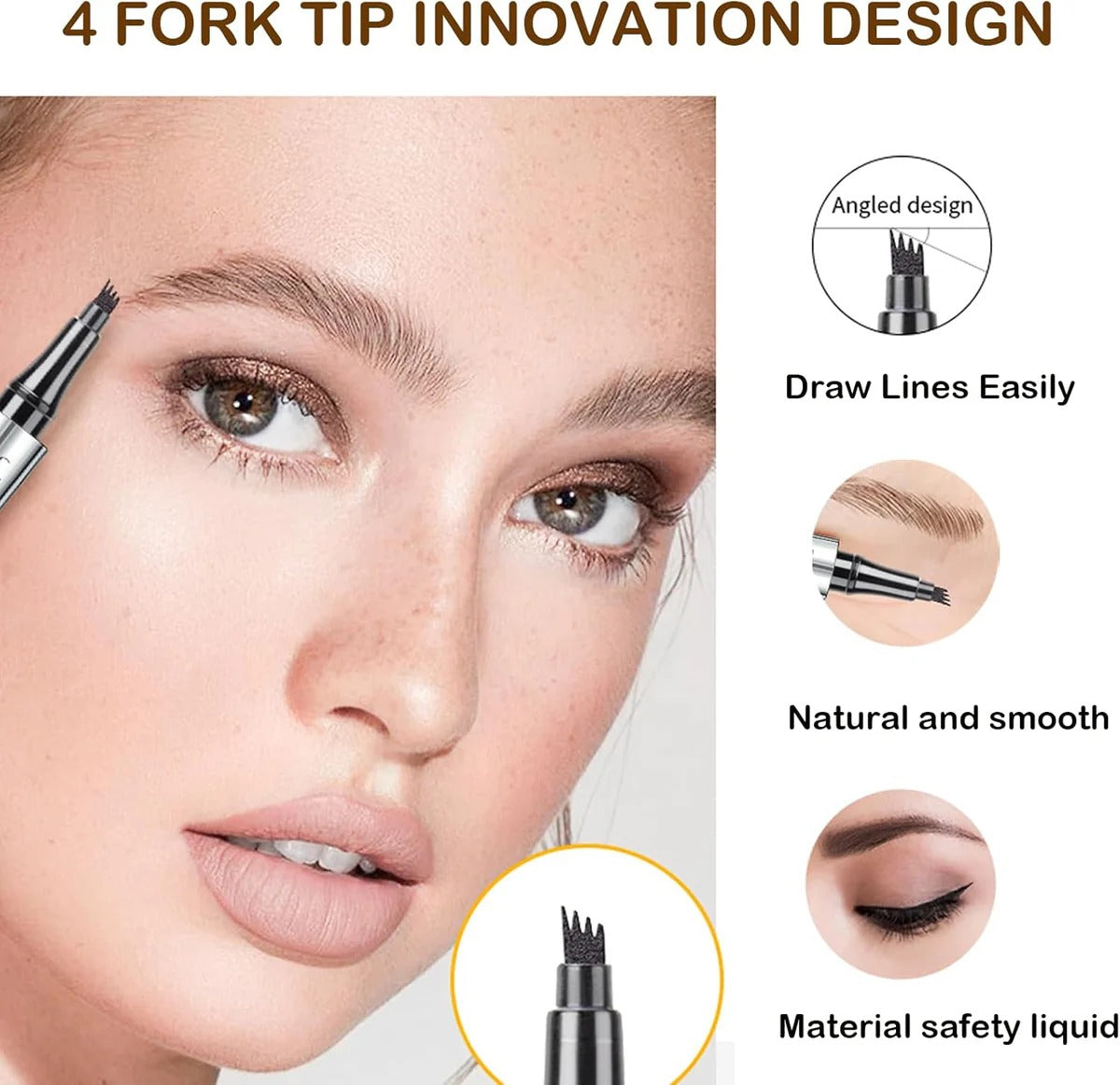 QIC Eyebrow™ łatwa kredka do brwi dla naturalnego efektu