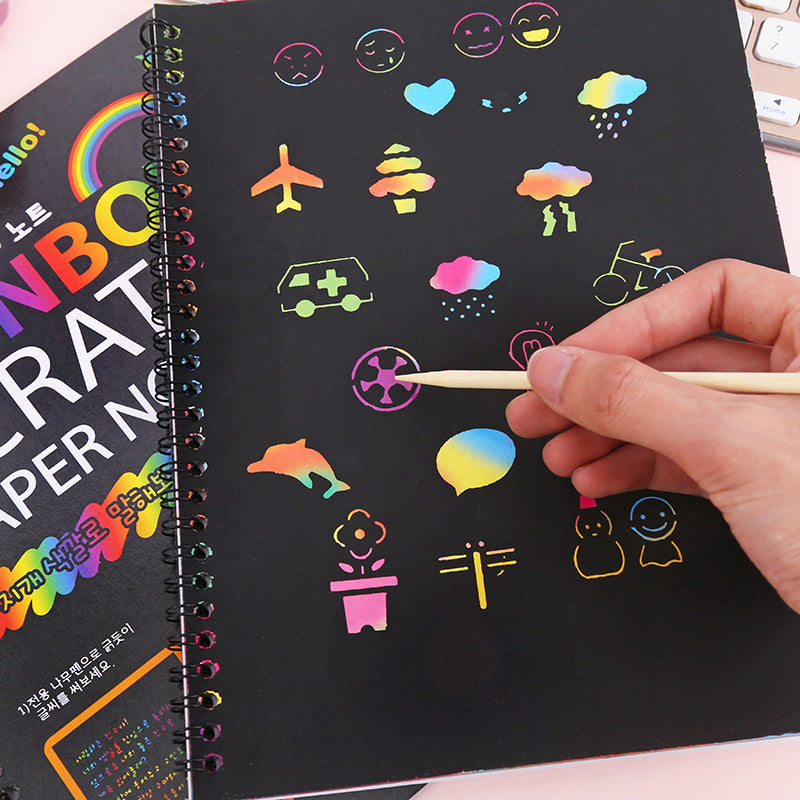 RainbowPlay™ Kreatywny notes do zdrapywania