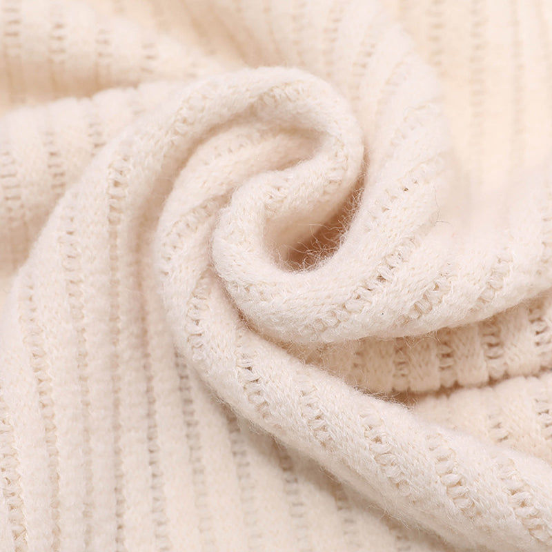 Rosine Robiquet™ Modny szalik i sweter 2 w 1 z futrzanym kołnierzem