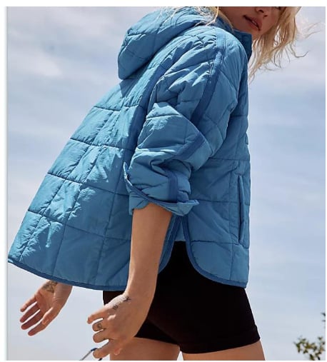 Serafina Raimo™ Damska kurtka pikowana z kapturem oversize
