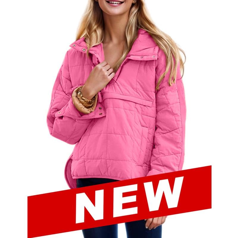 Serafina Raimo™ Damska kurtka pikowana z kapturem oversize