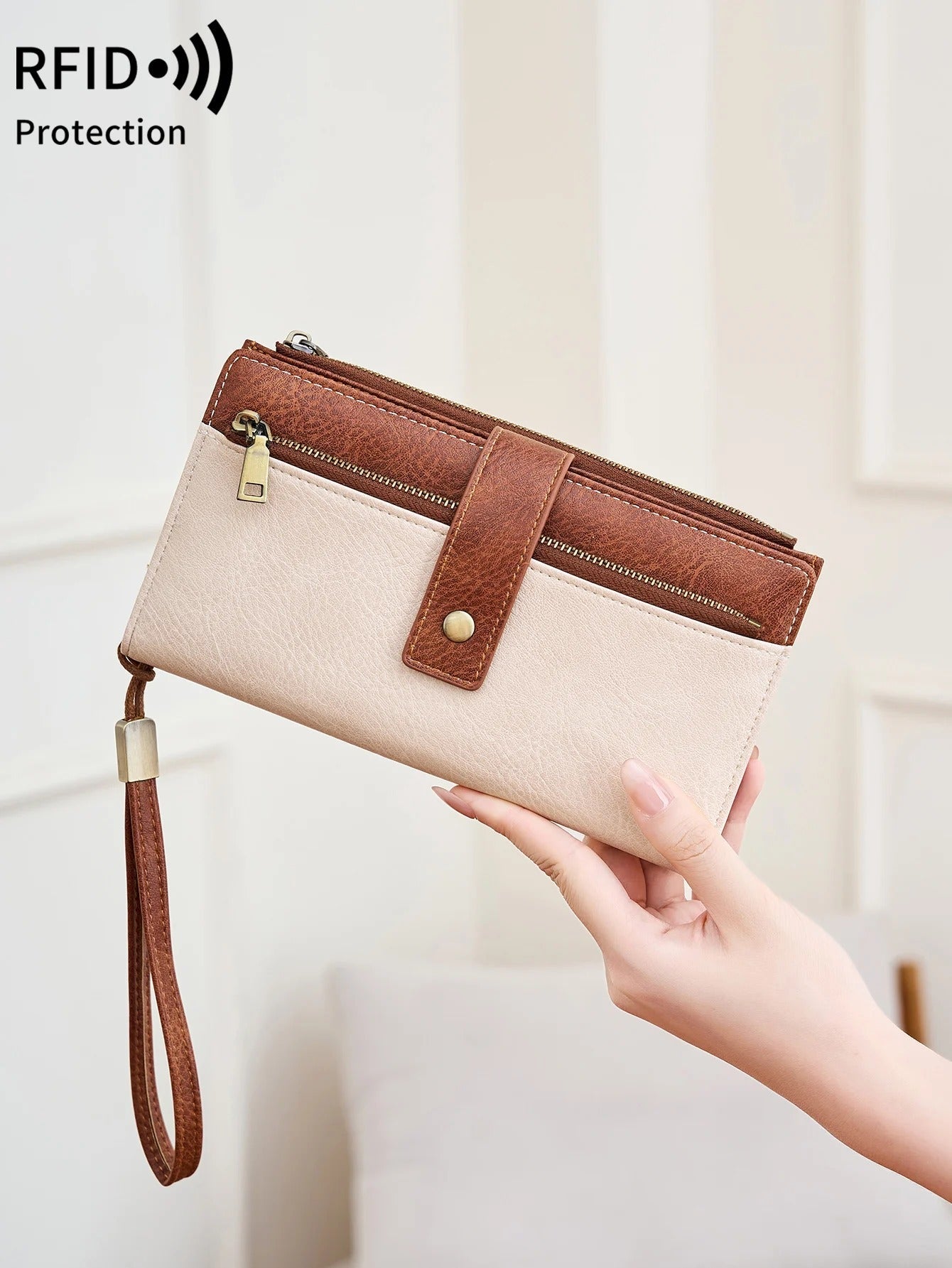ShieldFold™ Elegancki portfel z wieloma miejscami na karty