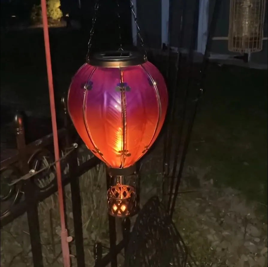 SkyLuma™ Dekoracyjny lampion balon na ogrzane powietrze z oświetleniem solarnym