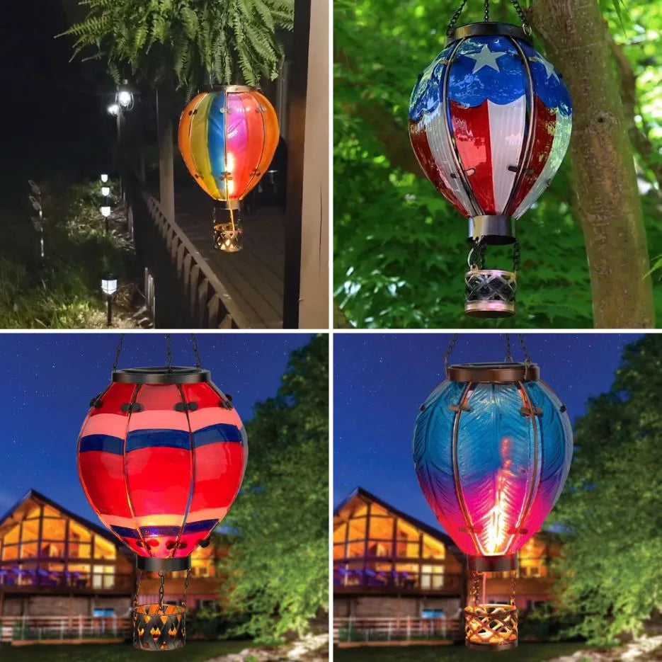 SkyLuma™ Dekoracyjny lampion balon na ogrzane powietrze z oświetleniem solarnym