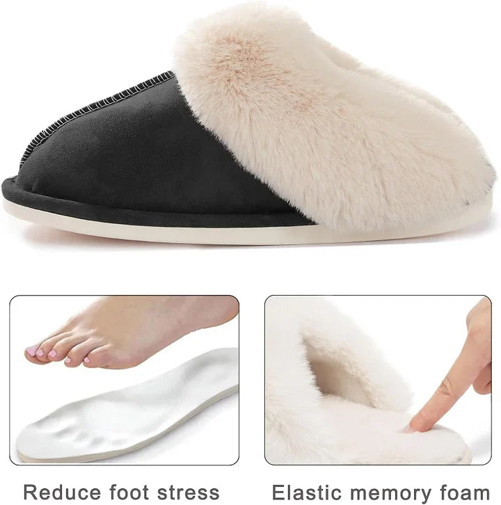 SnugStep™ Pluszowe kapcie domowe