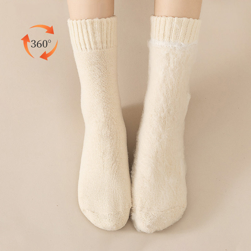 SnuggleStep™ Miękkie skarpetki polarowe zapewniające intensywne ciepło