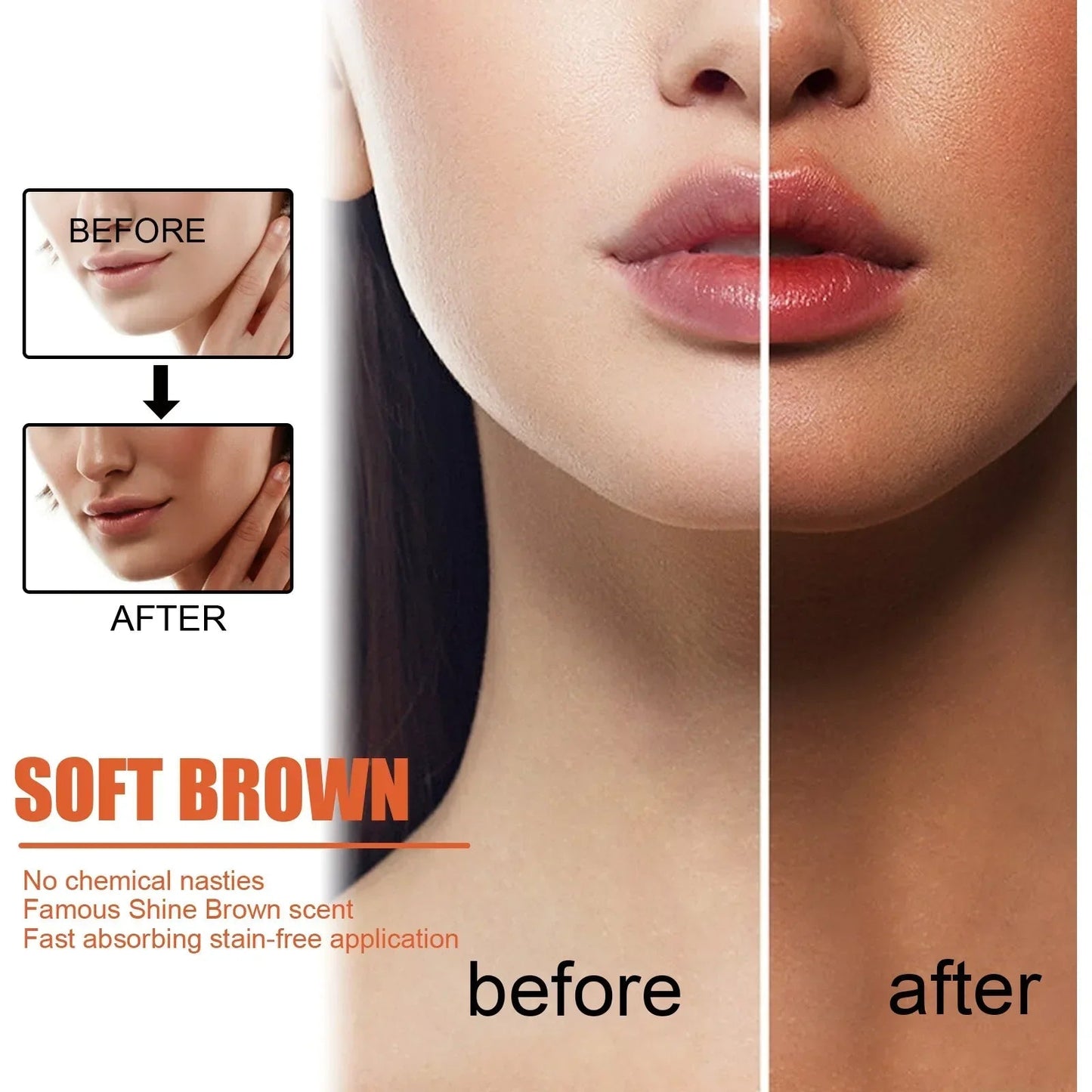 Soft Brown™️Krem samoopalający