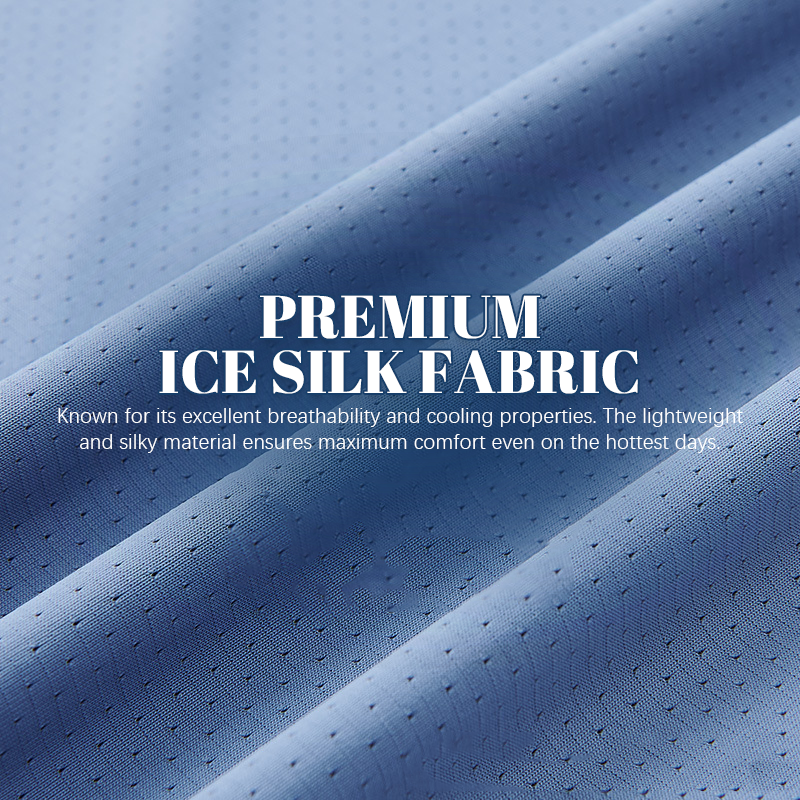 Tosco Ferrero™ Męska koszulka Ice Silk – szybkoschnąca i oddychająca