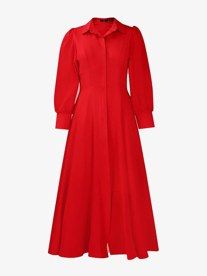 Tullia Cavallo™ Elegancka sukienka midi o linii A