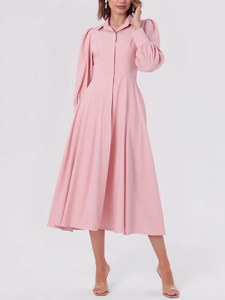 Tullia Cavallo™ Elegancka sukienka midi o linii A