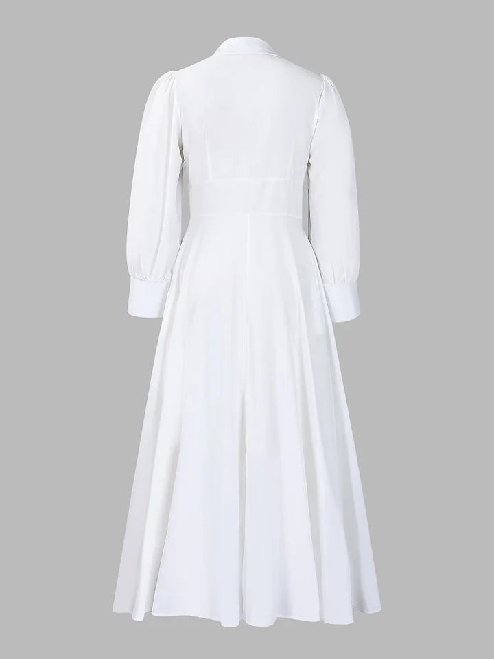 Tullia Cavallo™ Elegancka sukienka midi o linii A