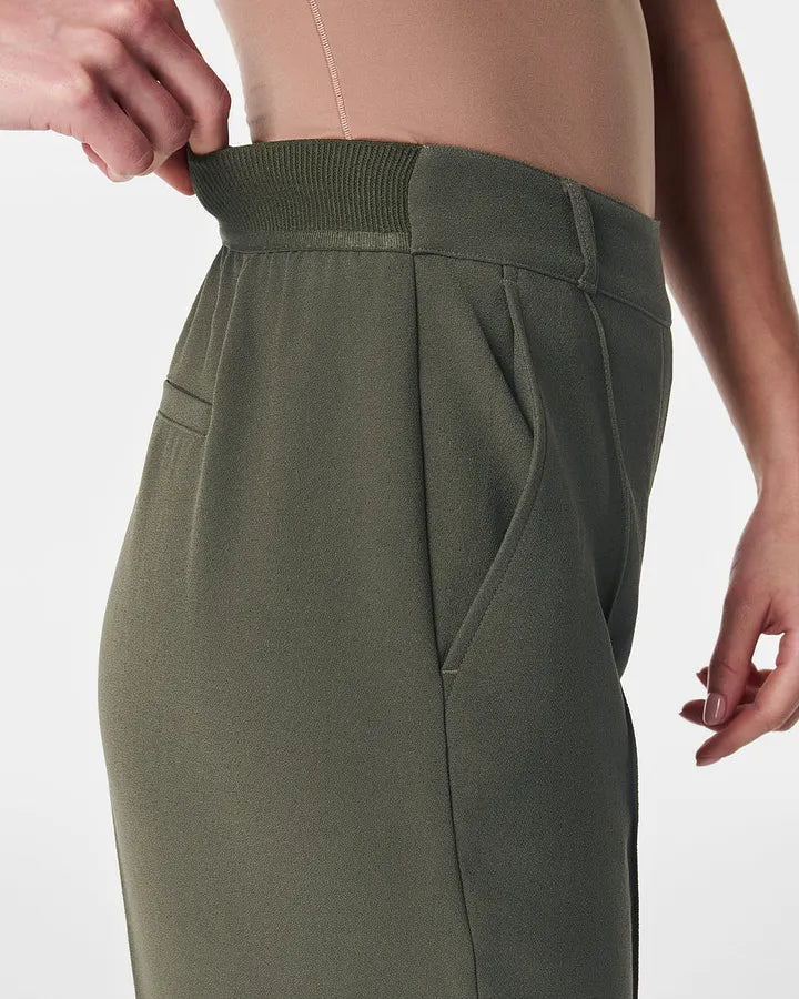 Tummella™ gładkie spodnie modelujące z tkaniny krepowej