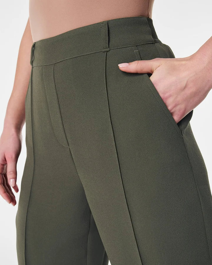 Tummella™ gładkie spodnie modelujące z tkaniny krepowej