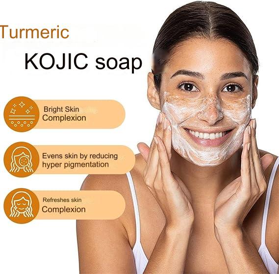 Turmeri Glow™ Mydło z kwasem kojowym i kurkumą