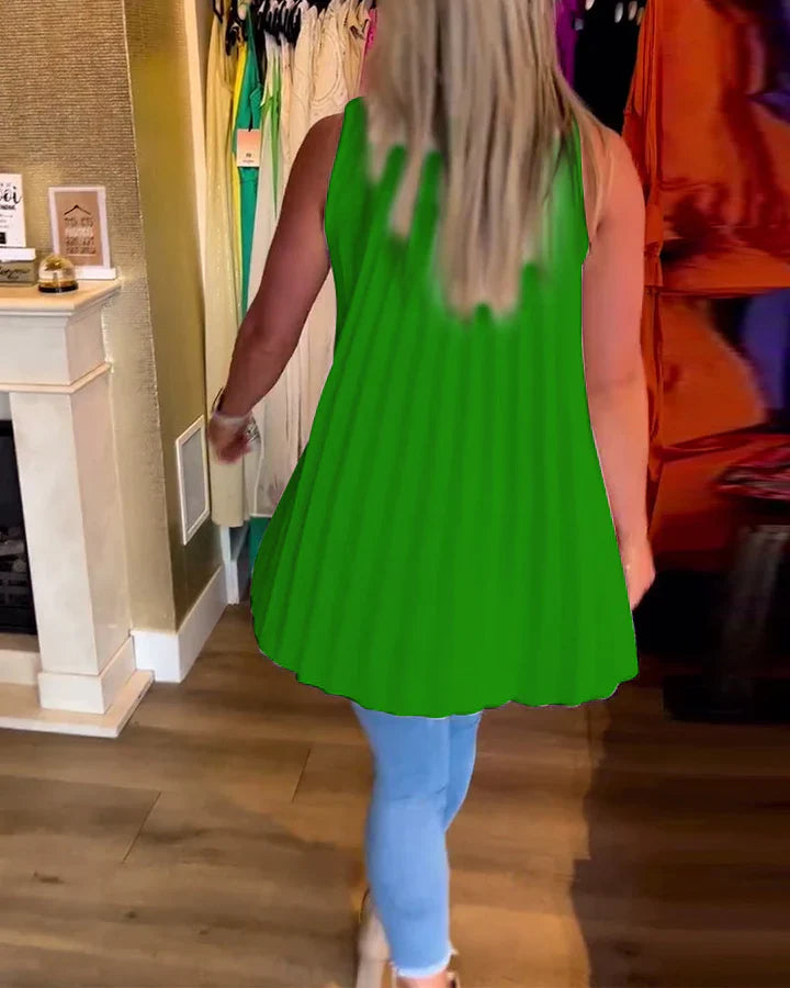 Ugolina™ Bluzka koszulowa bez rękawów