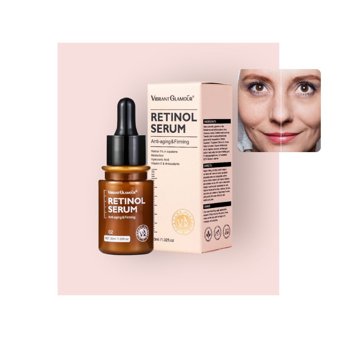 Vibrant Glamour+™ Retinolowe serum przeciwstarzeniowe | Koniec ze zmarszczkami i nierówną skórą