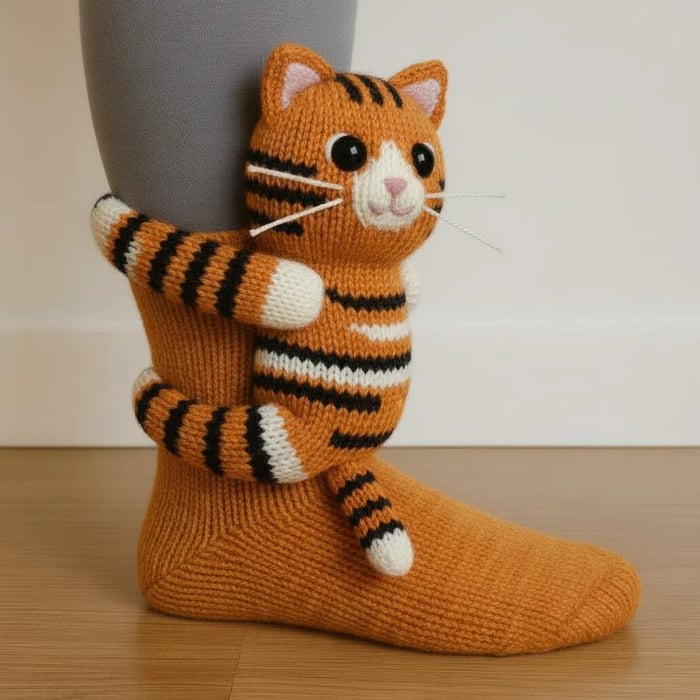 WarmPaws™ Skarpetki Animal z uroczym wzorem