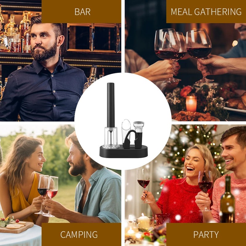 WinePop™ Zestaw otwieracz do wina z akcesoriami