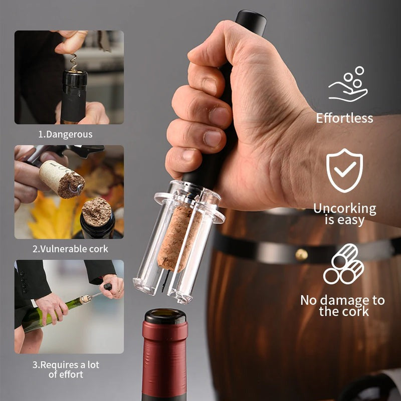 WinePop™ Zestaw otwieracz do wina z akcesoriami