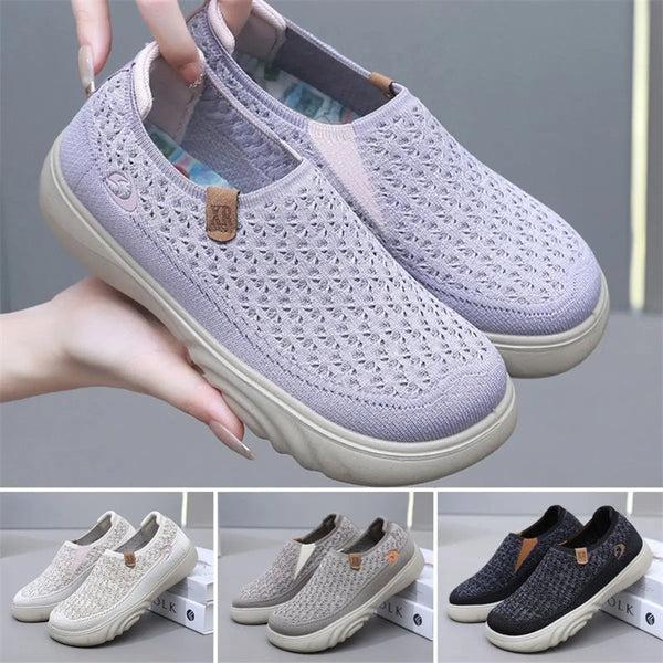Xandra Ravotti™ Dzianinowe buty damskie wsuwane – lekkie i wygodne na co dzień