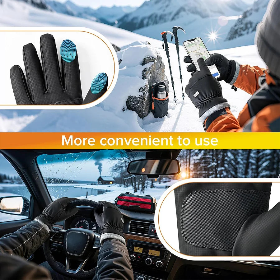 ThermoGrip™ Rękawice ocieplane z wykończeniem antypoślizgowym i funkcją dotykową