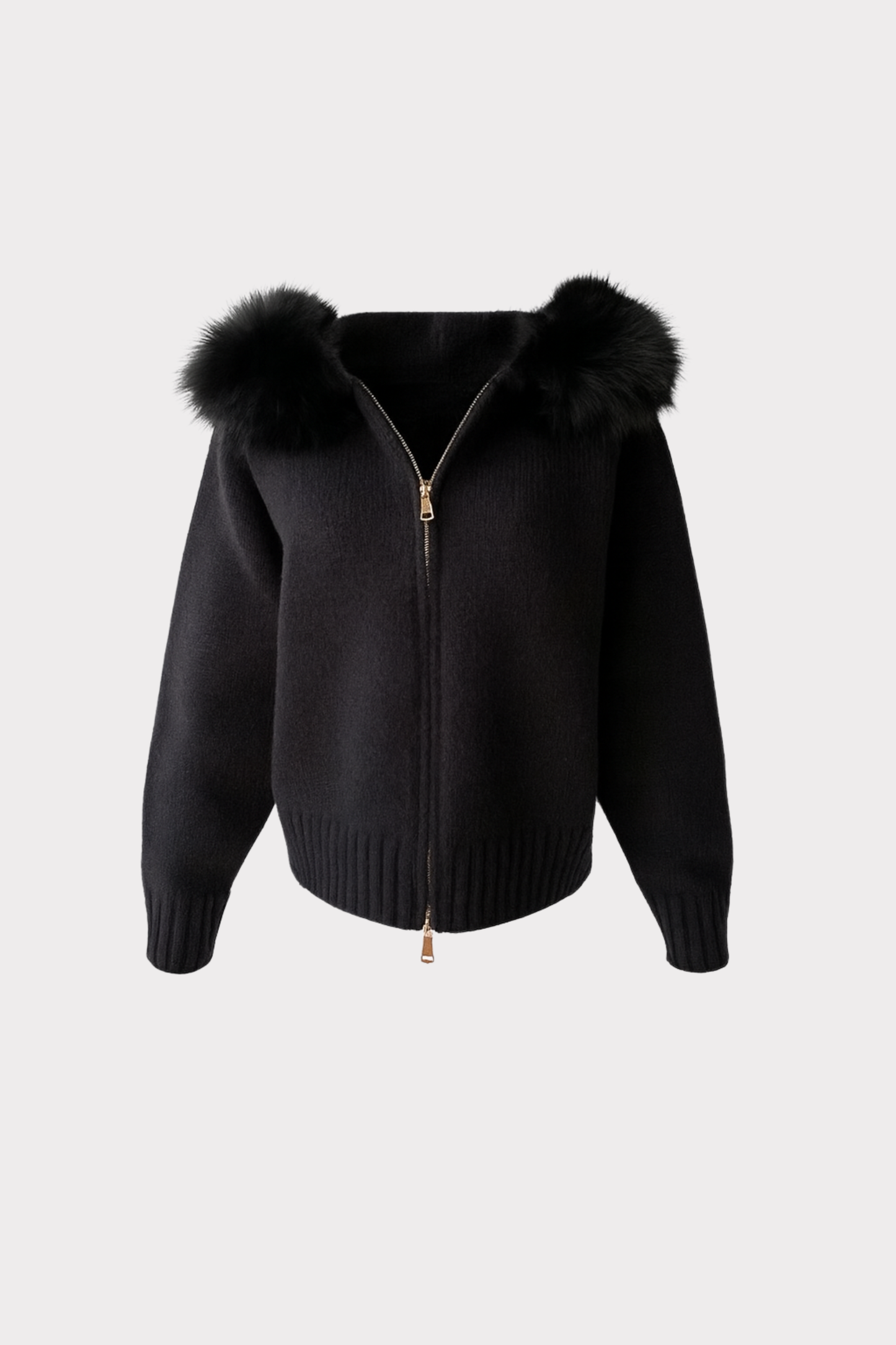 Zaira Perna™ Ocieplana bluza z kapturem i futrem